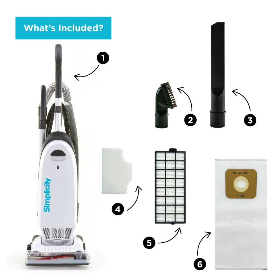 Simplicity S20EZM Allergy Upright Vacuum